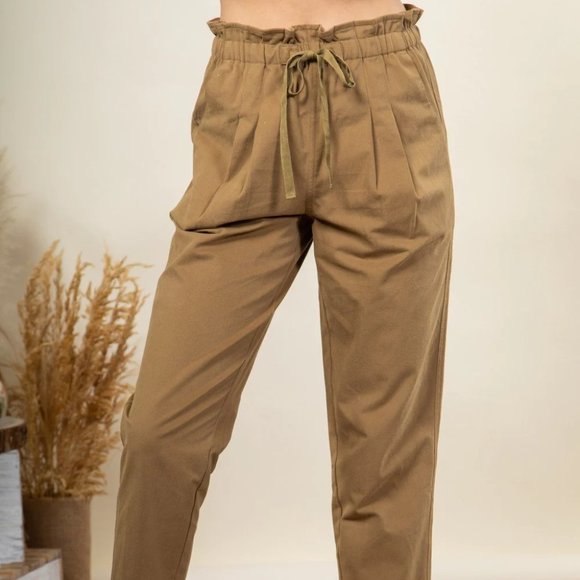 Pants - NWT Camel Canvas Pants